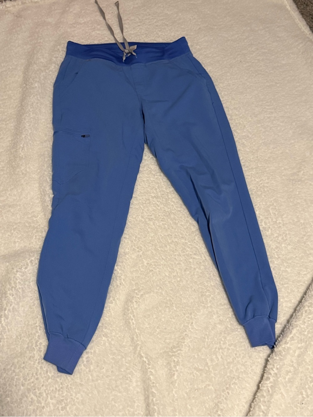 Figs Woman’s light blue Jogger Scrub pants size S